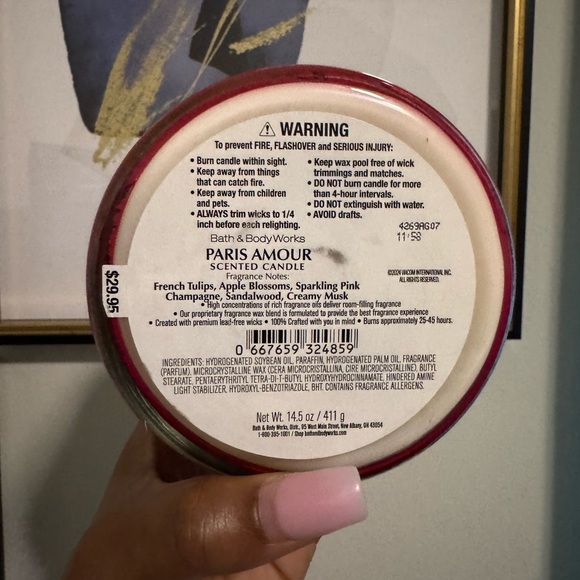 Bath & Body Works Emily in Paris Red Candle - Picture 2 of 4